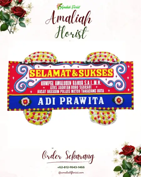 Papan Bunga Ucapan Selamat Bonjoklor